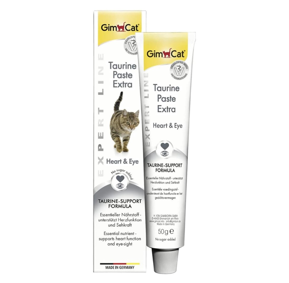 خمیر تائورین اکسترا گربه جیم کت 50 گرم _ GimCat Taurine Paste Extra 50g
