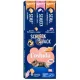 پک بستنی گربه، در دو طعم مرغ و ماهی سالمون، بسته 7 عددی، کوشیدا  Coshida, Cat creamy Snack Pack, Chicken And Salmon, 7Pcs