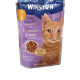 پوچ گربه وینستون با طعم گوشت مرغ و کاج Winston's Cat Snacks with Chicken and Pine Flavor