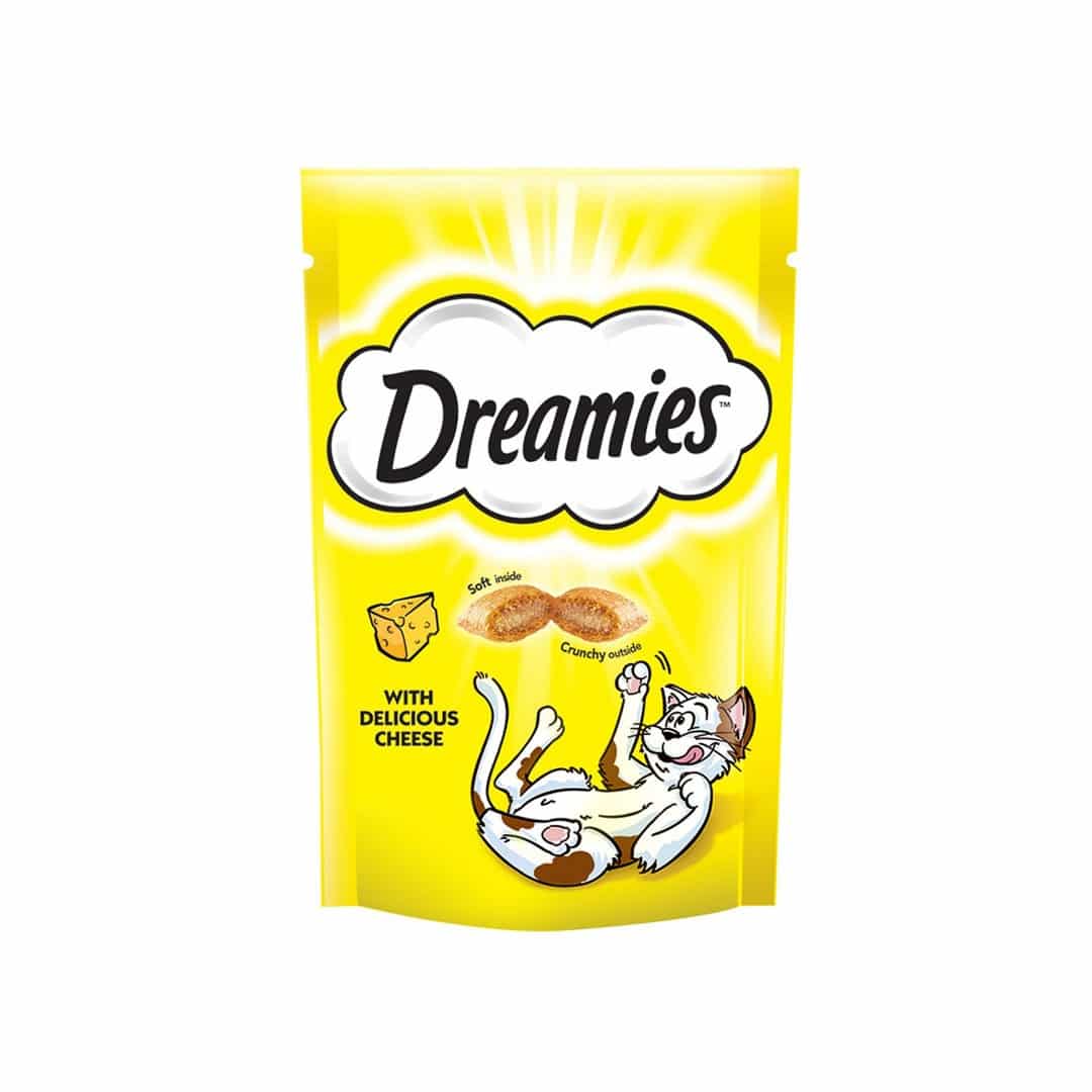 تشویقی مغزدار گربه دریمز طعم پنیر dream brand cat incentive cheese
